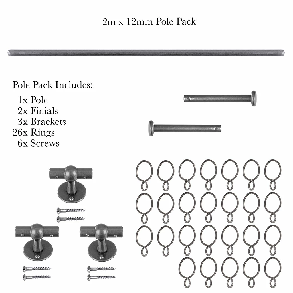 2m 12mm Button Pack In Polished 5 2m 12mm Button Pack In Polished - Image 4
