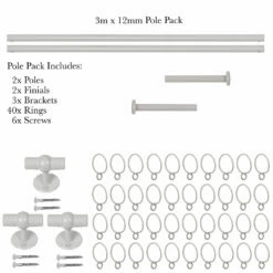 3m 12mm Button Pack In Clay 9 3m 12mm Button Pack In Clay -Jim Lawrence Sales 843cl 20
