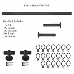 1.5m 16mm Button Pack In Beeswax -Jim Lawrence Sales 847bw 20