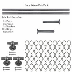 3m 16mm Button Pack In Polished 10 3m 16mm Button Pack In Polished -Jim Lawrence Sales 849po 20