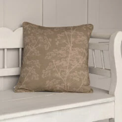 Cushion Cover In Soft Green Cow Parsley -Jim Lawrence Sales SCCPGN 12