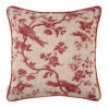 Cushion Cover In Red Printed Isabelle Contrast Piping 2 Cushion Cover In Red Printed Isabelle Contrast Piping -Jim Lawrence Sales SCISREAR 11