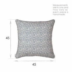 Cushion Cover In Indigo Spring Leaf 8 Cushion Cover In Indigo Spring Leaf -Jim Lawrence Sales SCSLIN 13