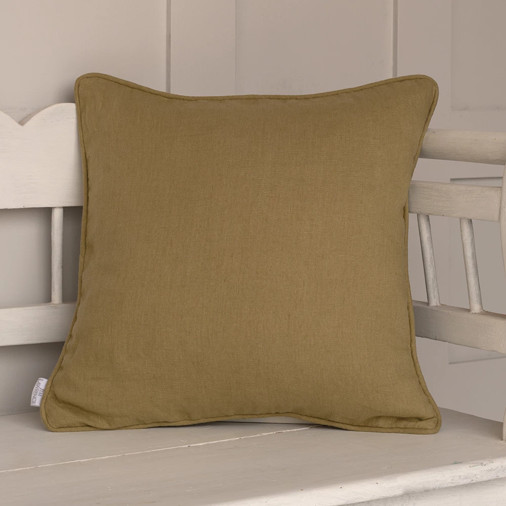 Cushion Cover In Sage Waterford 4 Cushion Cover In Sage Waterford - Image 2