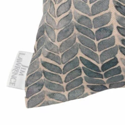 Cushion Cover In Indigo Watercolour Leaf -Jim Lawrence Sales SCWLIN 20