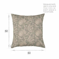 Cushion Cover In Duck Egg Woodland 8 Cushion Cover In Duck Egg Woodland -Jim Lawrence Sales SCWODE 13