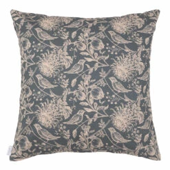 Cushion Cover In Indigo Woodland
