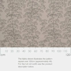 Cow Parsley Fabric In Reversed Duck Egg 7 Cow Parsley Fabric In Reversed Duck Egg -Jim Lawrence Sales SRCPDEREV 13