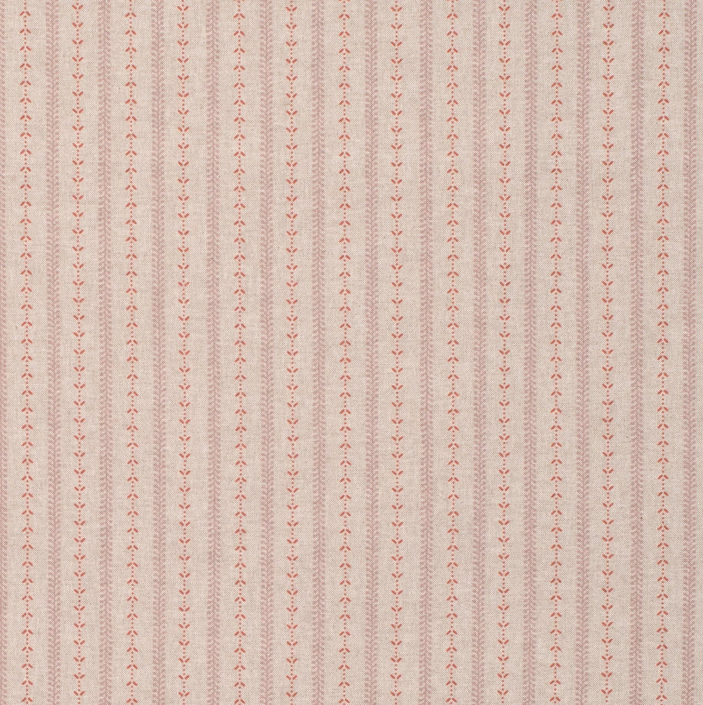 Cottage Stripe Fabric In Coral 3 Cottage Stripe Fabric In Coral