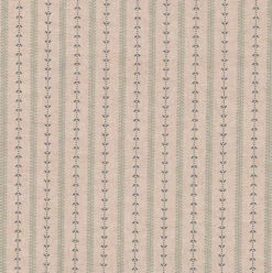 Cottage Stripe Fabric In Indigo