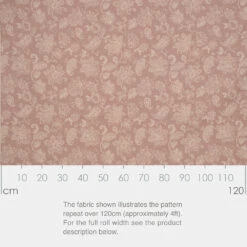 Cavendish Fabric In Dusky Pink 7 Cavendish Fabric In Dusky Pink -Jim Lawrence Sales SRCVDP 13