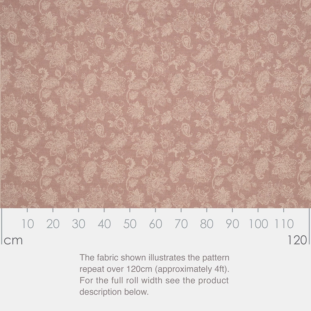 Cavendish Fabric In Dusky Pink 5 Cavendish Fabric In Dusky Pink - Image 3
