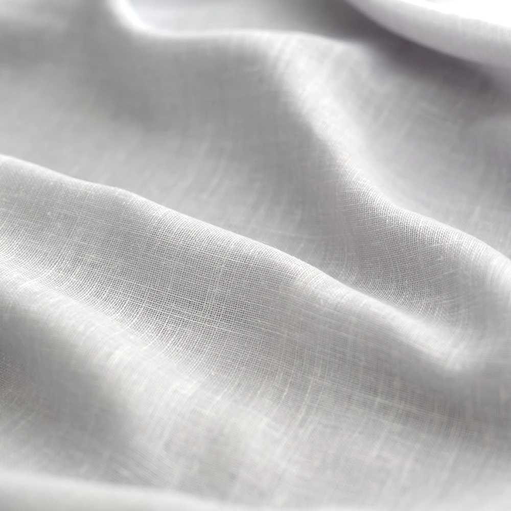 Lara Voile Fabric In Soft Grey 4 Lara Voile Fabric In Soft Grey - Image 2