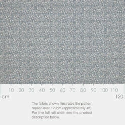 Spring Leaf Fabric In Indigo 7 Spring Leaf Fabric In Indigo -Jim Lawrence Sales SRSLIN 13