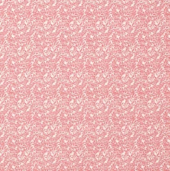 Spring Leaf Fabric In Raspberry