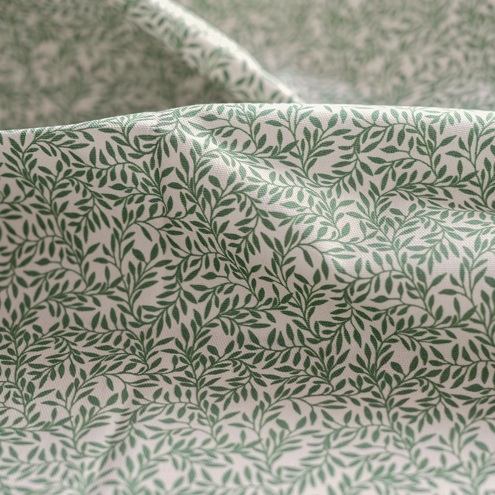 Spring Leaf Fabric In Rich Green 4 Spring Leaf Fabric In Rich Green - Image 2