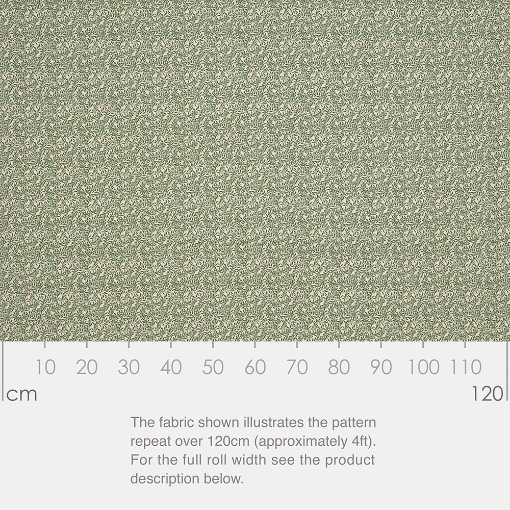Spring Leaf Fabric In Rich Green 5 Spring Leaf Fabric In Rich Green - Image 3