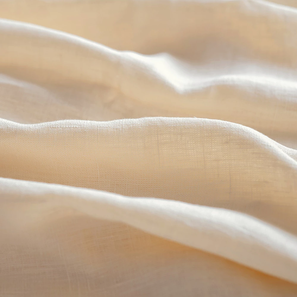 Waterford Linen Fabric In Cream 4 Waterford Linen Fabric In Cream - Image 2