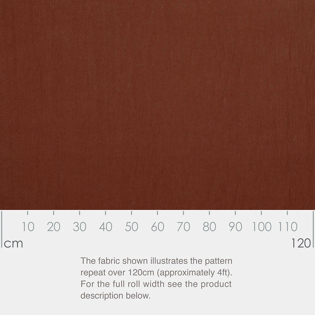 Waterford Linen Fabric In Paprika 5 Waterford Linen Fabric In Paprika - Image 3