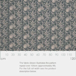 Woodland Fabric In Indigo -Jim Lawrence Sales SRWOIN 13