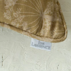 Cushion Cover In Gold Cow Parsley -Jim Lawrence Sales sccpgo 31