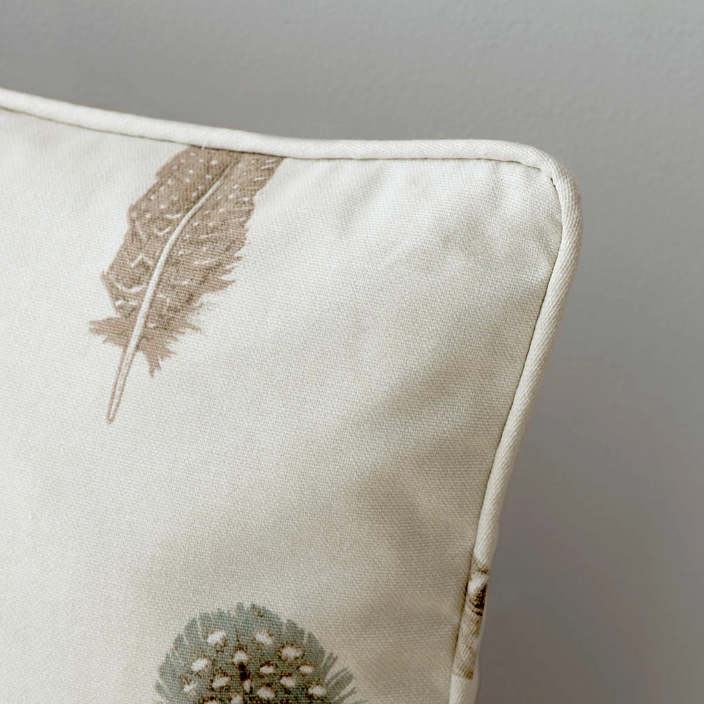 Cushion Cover In Stone Featherdown 4 Cushion Cover In Stone Featherdown - Image 2