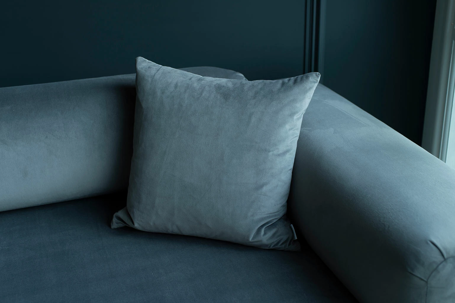 Cushion Cover In Mole Hunstanton Velvet 5 Cushion Cover In Mole Hunstanton Velvet - Image 3