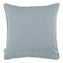 Cushion Cover In Azure Blue Longford Gingham