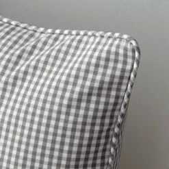 Cushion Cover In Stone Grey Longford Gingham 5 Cushion Cover In Stone Grey Longford Gingham -Jim Lawrence Sales sclgsg 12