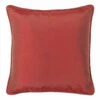 Cushion Cover In Antique Red Plain Silk
