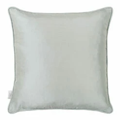Cushion Cover In French Grey Plain Silk