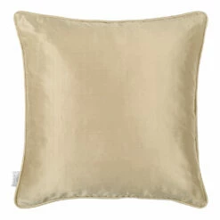 Cushion Cover In Royal Oyster Plain Silk