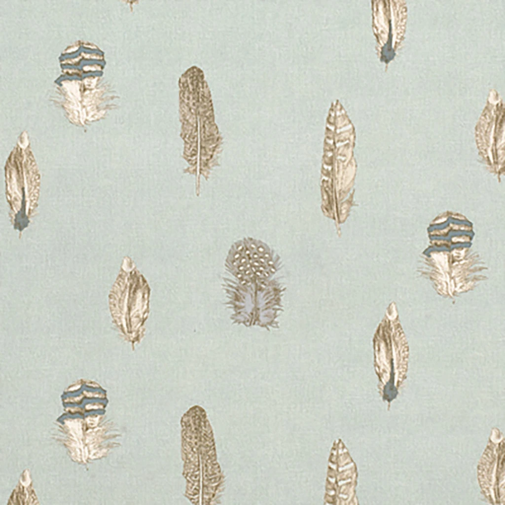Featherdown Fabric In Duck Egg Blue 3 Featherdown Fabric In Duck Egg Blue