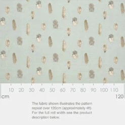 Featherdown Fabric In Duck Egg Blue 5 Featherdown Fabric In Duck Egg Blue -Jim Lawrence Sales srfede 2