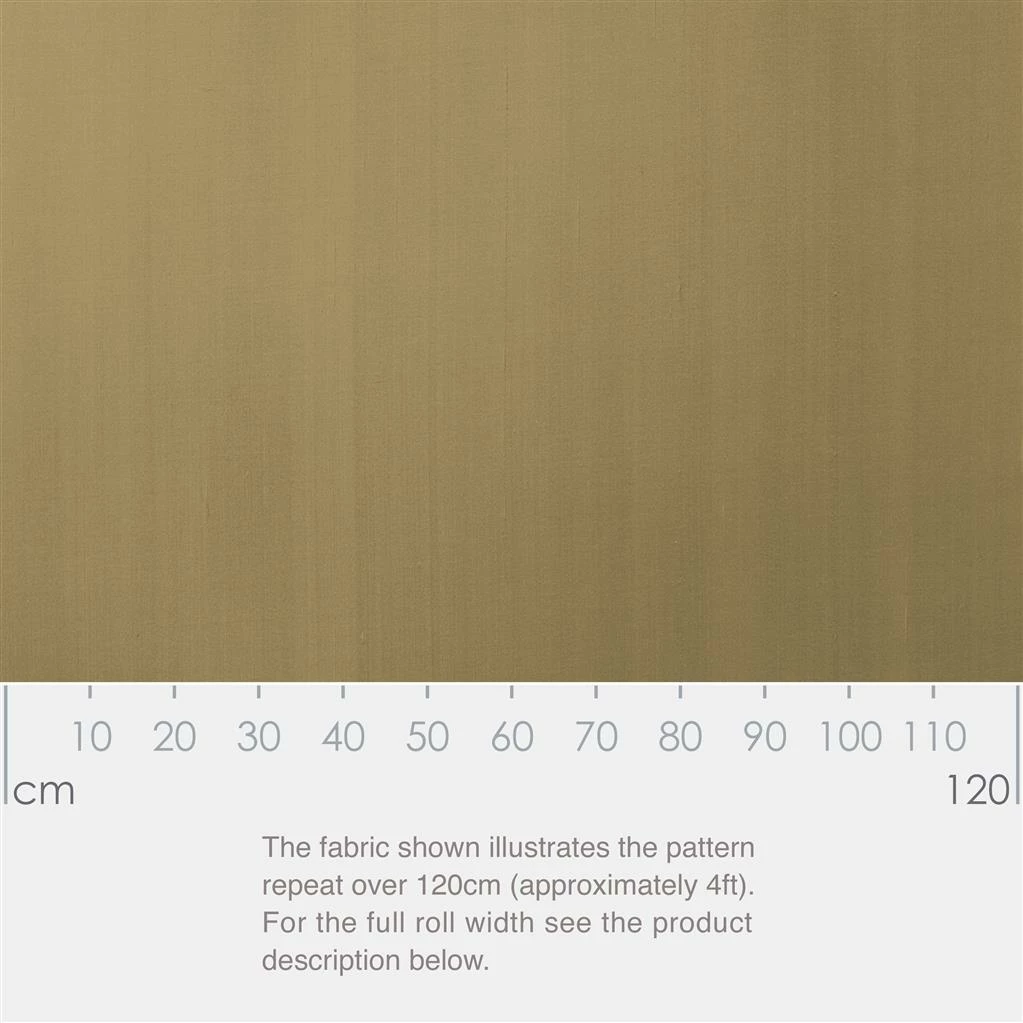 Faux Silk Fabric In Dull Gold 4 Faux Silk Fabric In Dull Gold - Image 2