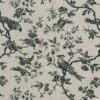 Isabelle Printed Linen Fabric In Black 1 Isabelle Printed Linen Fabric In Black -Jim Lawrence Sales srisbl 1