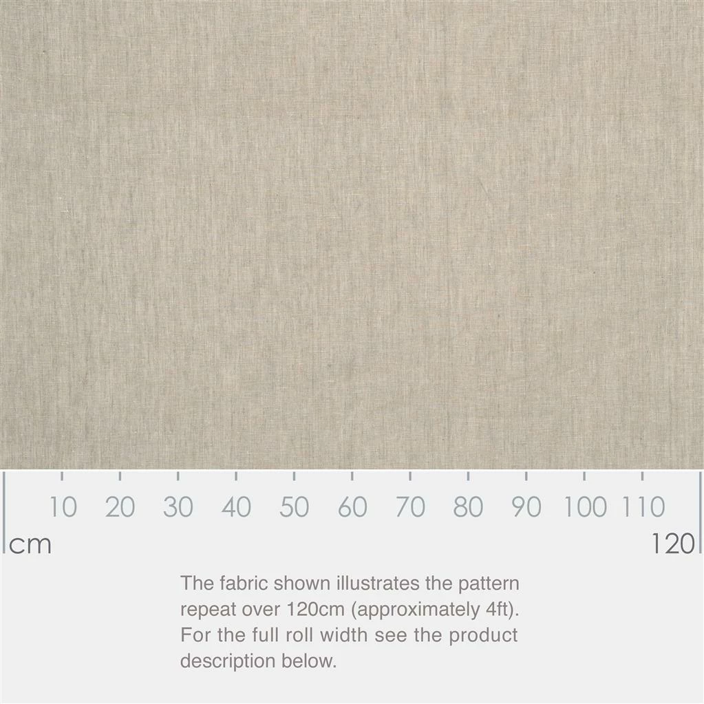 Isabelle Linen Fabric In Natural (Plain) 4 Isabelle Linen Fabric In Natural (Plain) - Image 2