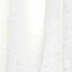 Lara Voile Fabric In White (Double Width)