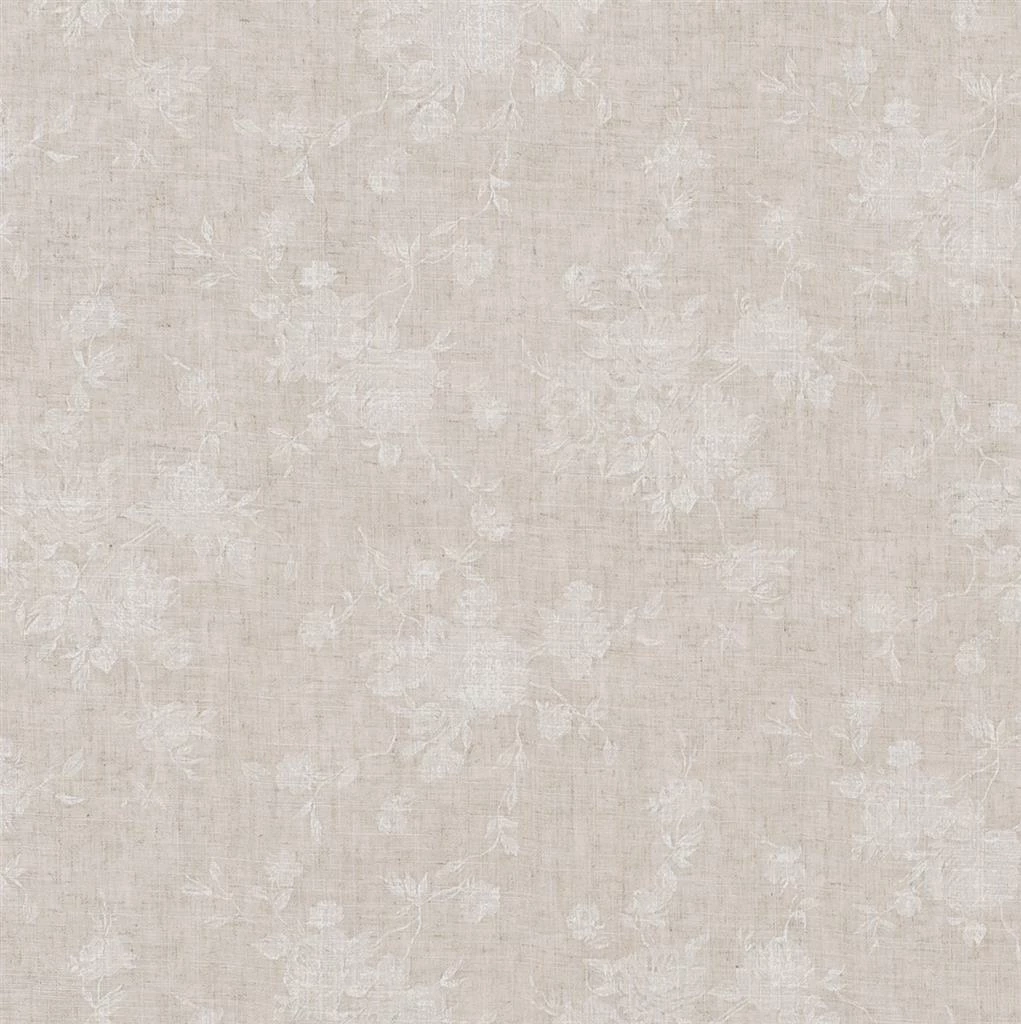 Lisette Voile Fabric In Natural & White 5 Lisette Voile Fabric In Natural & White - Image 3
