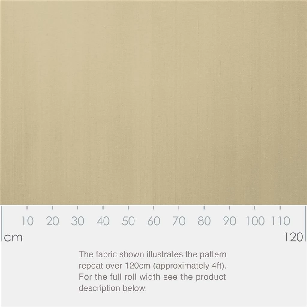 Silk Dupion Fabric In Buttermilk 4 Silk Dupion Fabric In Buttermilk - Image 2