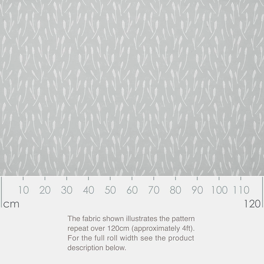 Wheatfield Fabric In Soft Grey 4 Wheatfield Fabric In Soft Grey - Image 2